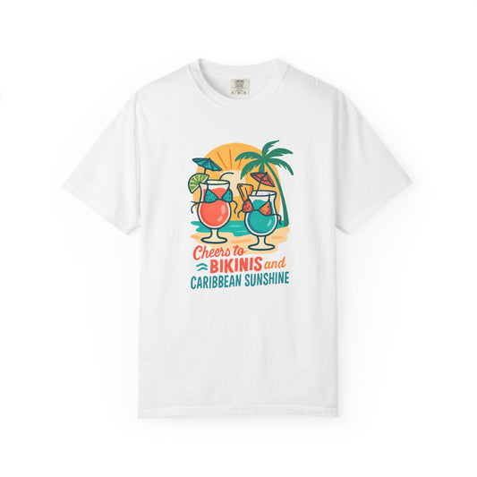 Cheers to Bikinis and Caribbean Sunshine T-Shirt