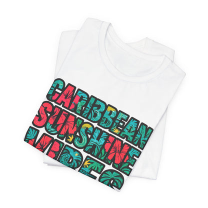 Caribbean Sunshine Vibes Unisex T-Shirt - Bella+Canvas 3001 Jersey Short Sleeve Tee