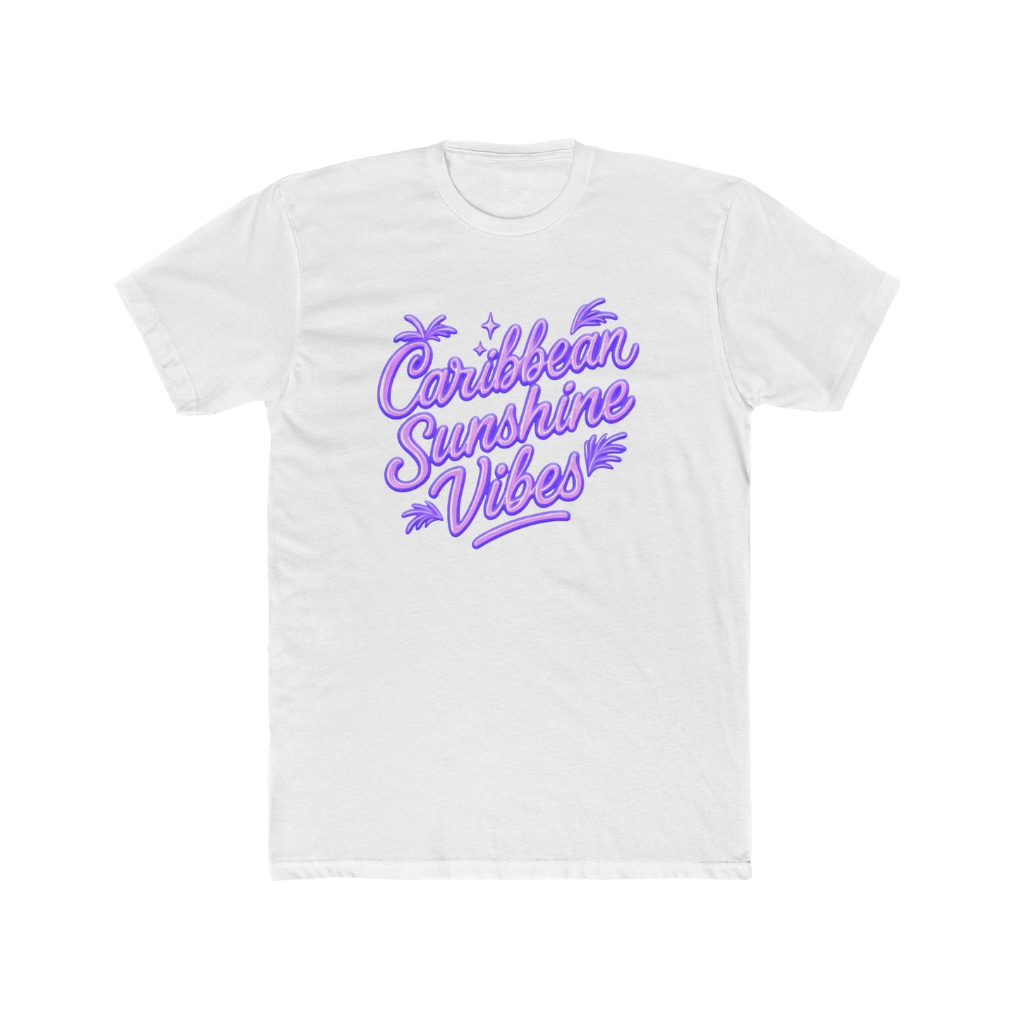 Caribbean Sunshine Vibes Tee — Retro Tropical Graphic T-Shirt