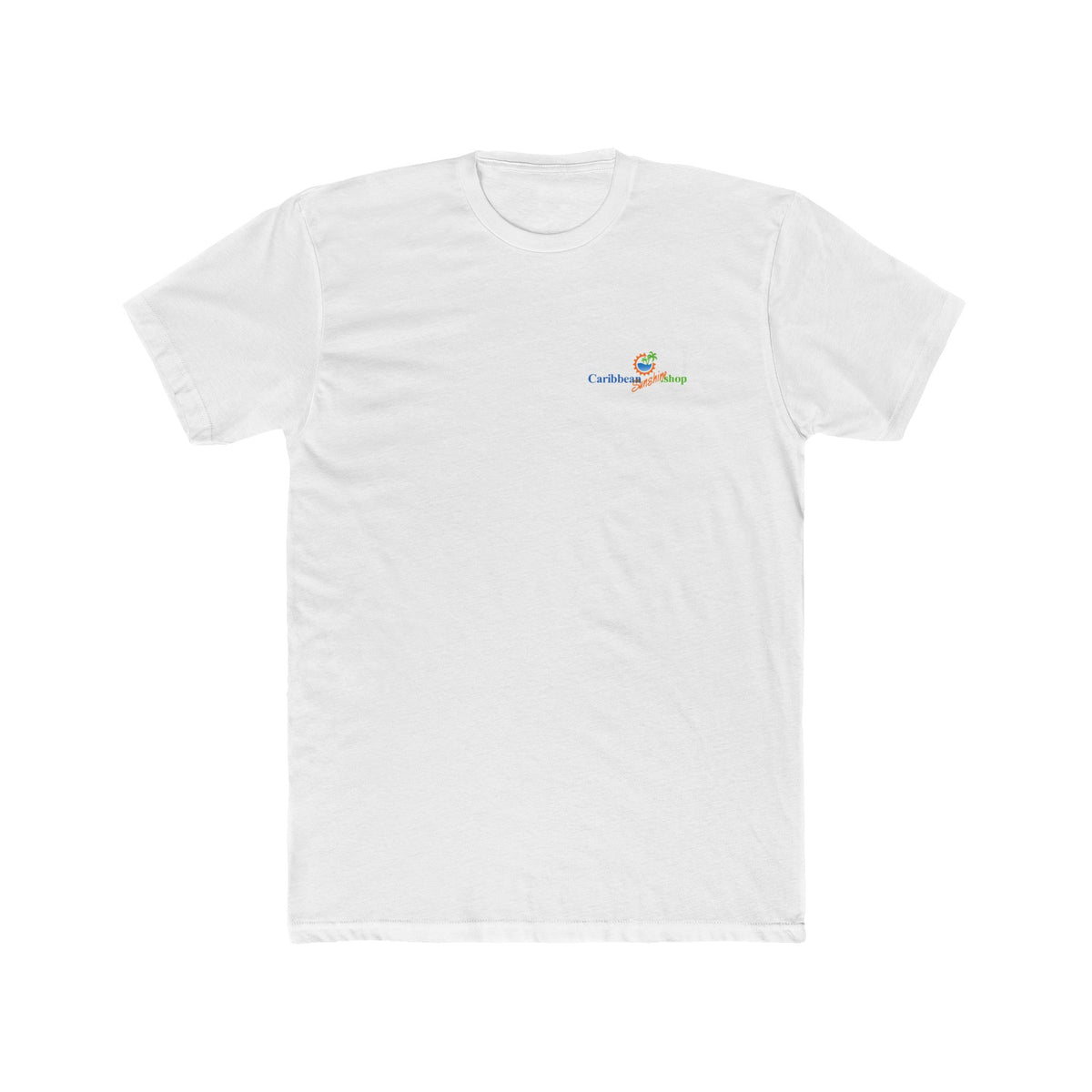 Graphic on Back of the Unisex Cotton Crew Tee - Cheers to Tequila and Caribbean Sunshine T‑Shirt  - Next Level 3600