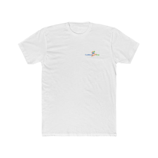 Graphic on Back of the Unisex Cotton Crew Tee - Cheers to Tequila and Caribbean Sunshine T‑Shirt  - Next Level 3600