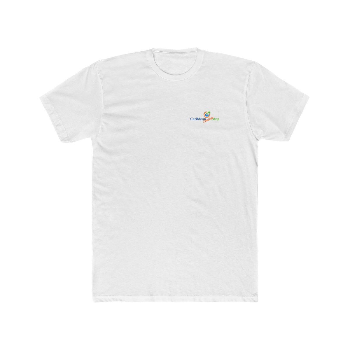 Graphic on Back of the Caribbean Sunshine Vibes Unisex Tee — Retro Tropical Graphic T-Shirt - Next Level 3600