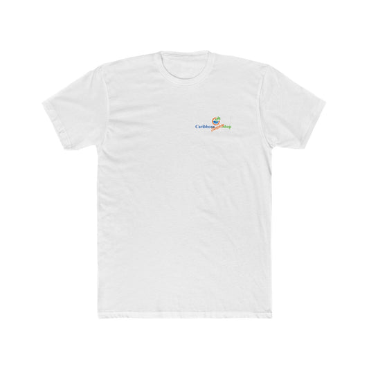 Graphic on Back of the Unisex Cotton Crew Tee - Life is Better with Caribbean Sunshine - Next Level 3600