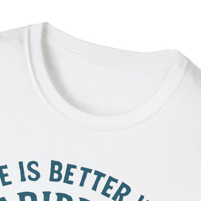 Life Is Better With Caribbean Sunshine Unisex Softstyle T-Shirt  - A Gildan Softstyle 6400 Tee