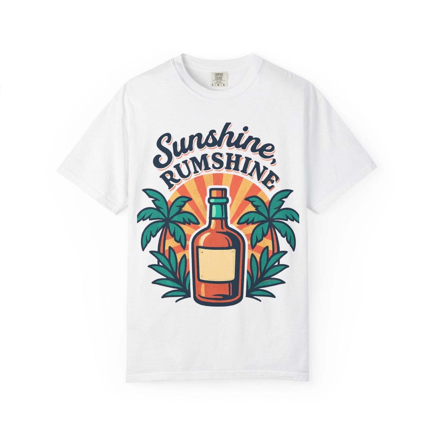 Sunshine Rumshine - Unisex Garment-Dyed T-shirt