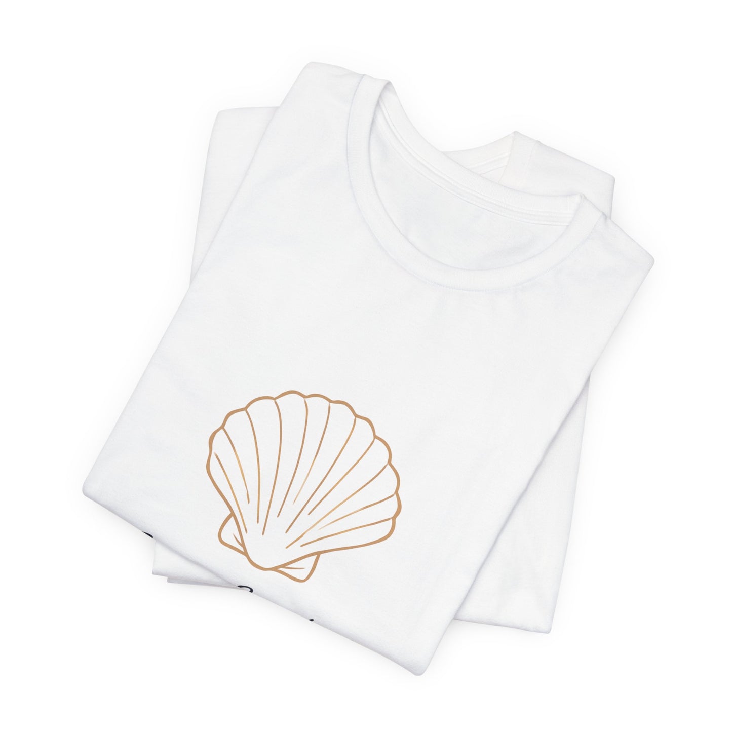 Seashell Tee – "Every Seashell Has a Story" Casual Beach T-Shirt