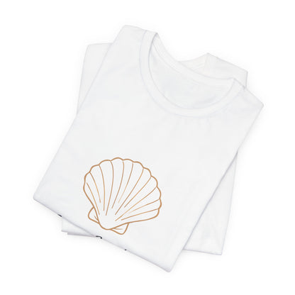 Seashell Tee – "Every Seashell Has a Story" Casual Beach T-Shirt